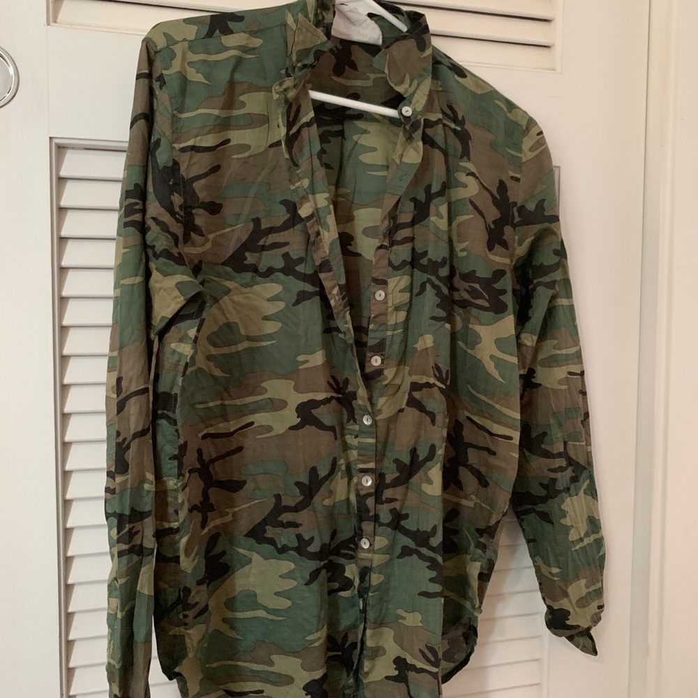 Acacia button down | Camo | Olinda